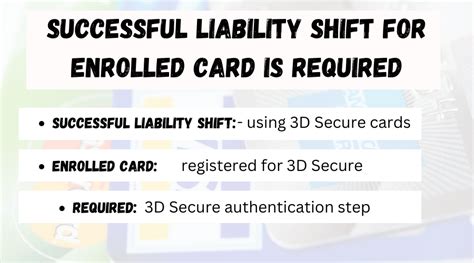 successful liability shift for enrolled card is required. meaning|Understanding Liability Shift in Enrolled Card Transactions